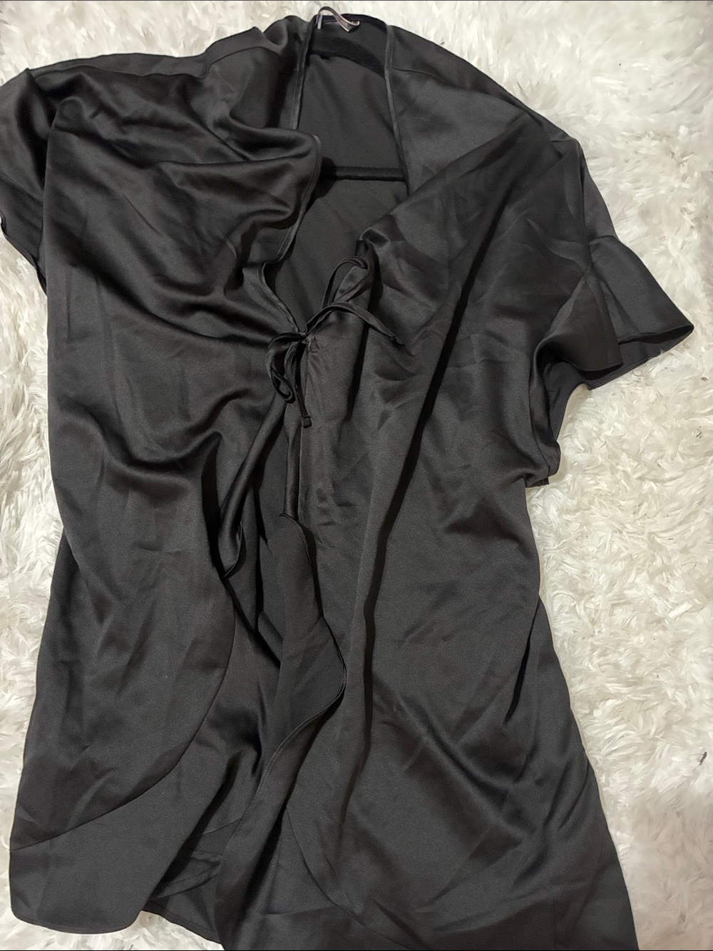 Victoria’s Secret Women's black robe one size